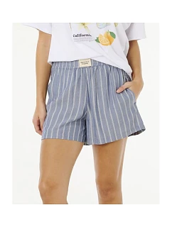 Dámske šortky RIP CURL Beach Days Pinstripe Short, modré