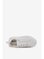 Trampki Sneakersy Męskie Z Eko Skóry Big Star OO174118 Białe