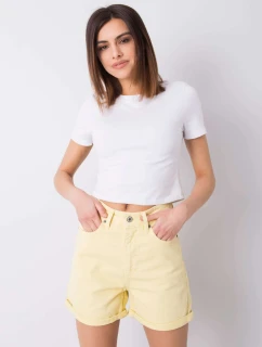 Šortky 334 SN 7706.08 svetlo žltá