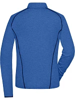 Daiber JN 497 Dámske funkčné tričko s dlhým rukávom 02.0497 modrá melírovaná/námornícka modrá