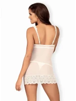 Jemná košieľka 853 - CHE white - Obsessive