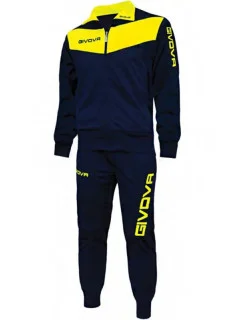 Pánska tepláková súprava TR018 0407 žlto-čierna - Givova