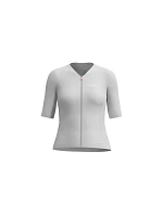 Cyklistické tričko POC W's Raceday S/S Jersey, biele