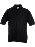 Fruit of the Loom Kids 65/35 Polo Detské piqué polo 16.3417 čierne