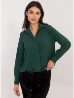 Košeľa DHJ KS 15260.96 tmavozelená