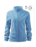 Dámska fleecová bunda azúrovo modrá