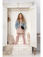 Knittexové pančuchy DR 2501 Leo Dots 40 den 104-128