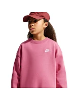 Detská mikina Nike Sportswear Club Fleece Pink FD2923 641 Detská mikina Nike Sportswear Club Fleece Pink FD2923 641