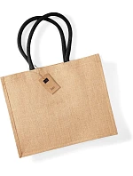 Westford Mill W 407 Jutová nákupná taška „Classic“ 50.0407 prírodná/čierna