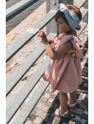 Dziecięce Błyszczące Sandały Srebrne Natalie