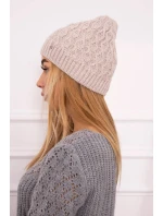 Fleecová čiapka Roma K224 light beige