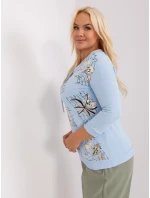 Blúzka RV BZ 9073.86 svetlomodrá