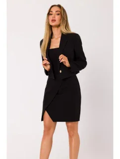 M745 Bunda krátkeho strihu - čierna