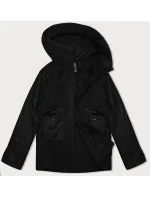 Dámska kombinovaná bunda Vaston Black (F-23301#)