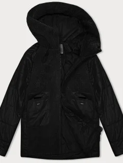 Dámska kombinovaná bunda Vaston Black (F-23301#)