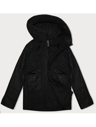 Dámska kombinovaná bunda Vaston Black (F-23301#)
