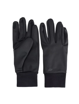 Rukavice Shoftshell unisex Touch Screen 4F 4FWMM00AFGLU183-20S