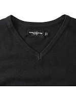 Russell Athletic 716M Svetr s výstrihom do V 11.716M charcoal marl Russell Athletic 716M Svetr s výstrihom do V 11.716M charcoal marl