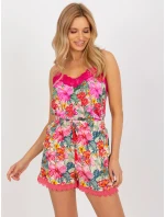 Šortky D73770M62233KB koralová farba