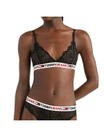 Dámska čipkovaná podprsenka Undersized Jeans UW0UW03829-BDS - Tommy Hilfiger