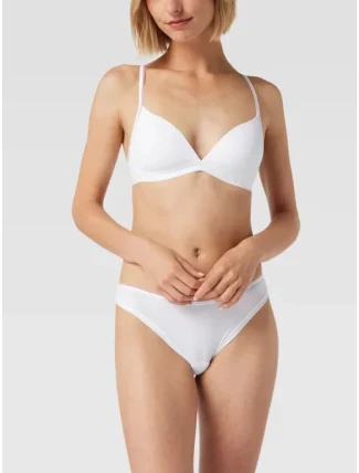 Dámska podprsenka Triangle Hugo Writin 50469949 biela - Hugo Boss