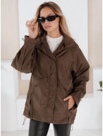 Dámska prechodná bunda ORLANDO hnedá FashionStreet TY3610