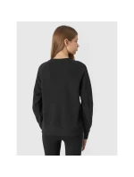 4F Juniorská dievčenská mikina z organickej bavlny bez kapucne