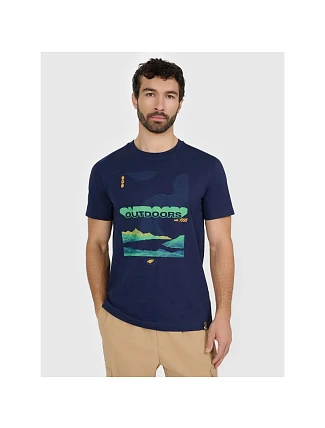 Pánske tričko s potlačou 4F 4FRAW25TTSHM3378-31S pánske