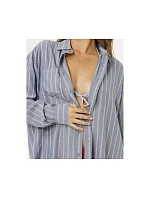 Dámska košeľa RIP CURL Beach Days Pinstripe Shirt, modrá Dámska košeľa RIP CURL Beach Days Pinstripe Shirt, modrá
