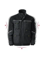 Rimeck Ranger M MLI-W5394 ebony gray pánska bunda Rimeck Ranger M MLI-W5394 ebony gray pánska bunda