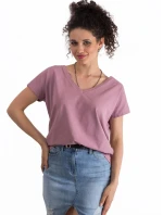 Tričko RV TS 4832.19P tmavoružové