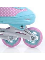 SMJ sport 2v1 Jr Lili nastaviteľné kolieskové korčule SMJ sport 2v1 Jr Lili nastaviteľné kolieskové korčule