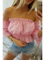 Blúzka vo svetlo ružovej farbe