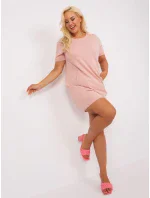 RV SK 8899 šaty.14P svetlo ružová