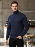 FashionStreet pánske tmavomodré vafle WX2360 FashionStreet pánske tmavomodré vafle WX2360