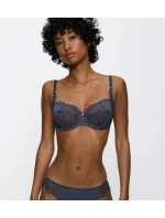 Dámska podprsenka Wild Peony Florale Bra W - GRAY - sivá 00DK - TRIUMPH