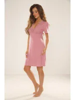 Dámska nočná košeľa De Lafense 640 Noela kr/r S-2XL