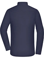 Daiber JN 1372 Popelínová košeľa slim fit s dlhými rukávmi 02.1372 tmavomodrá