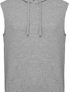 Kariban ProAct PA 393 Unisex mikina s kapucňou bez rukávov 20.P393 oxford grey