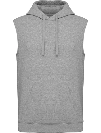 Kariban ProAct PA 393 Unisex mikina s kapucňou bez rukávov 20.P393 oxford grey Kariban ProAct PA 393 Unisex mikina s kapucňou bez rukávov 20.P393 oxford grey