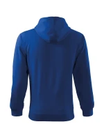 Trendy mikina na zips Pánske kráľovské modré