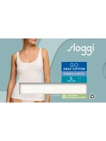 Dámske bavlnené tielko GO Daily - WHITE - biele 00GZ - SLOGGI