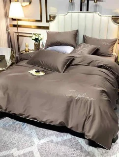 Posteľná súprava z mikrovlákna s výšivkou Cotton World FHL-2600 160x200
