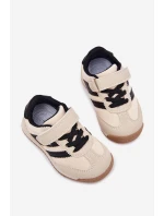 Dziecięce Sneakersy Buty Sportowe Na Rzep Beżowe Viona