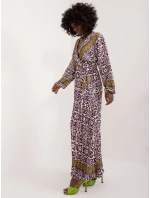 DHJ SK 16656 Šaty.13X tmavo fialová