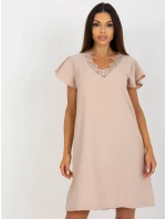 Šaty WN SK VE45.09 béžová