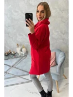 Tunika nadmernej veľkosti 0017 červená - Kesi