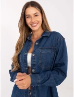 Košeľa D80026BI11280M314 tmavomodrá