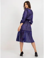 LK SK 507532 šaty.17P tmavo modrá