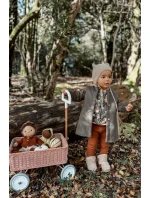 Dívčí teplé sněhule s mašlemi Béžove Meriva Dívčí teplé sněhule s mašlemi Béžove Meriva